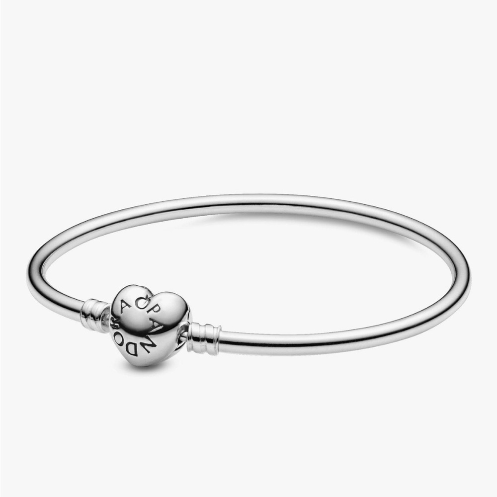 Pandora Moments sterling silver Bangle Bracelet-NIB
